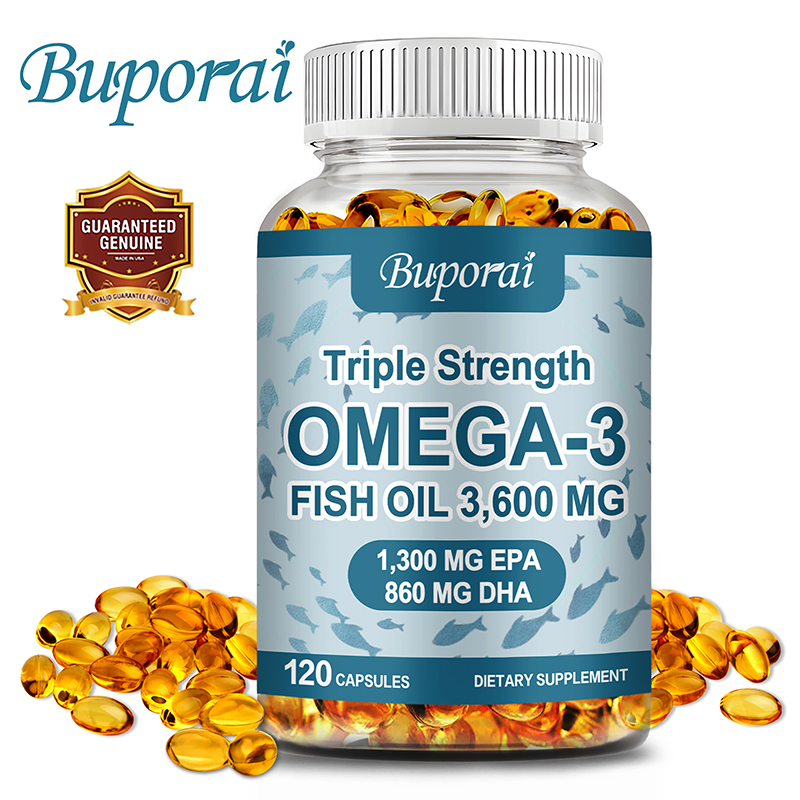 Omega 3 Fish Oil - Aceite de pescado Omega 3: aumenta