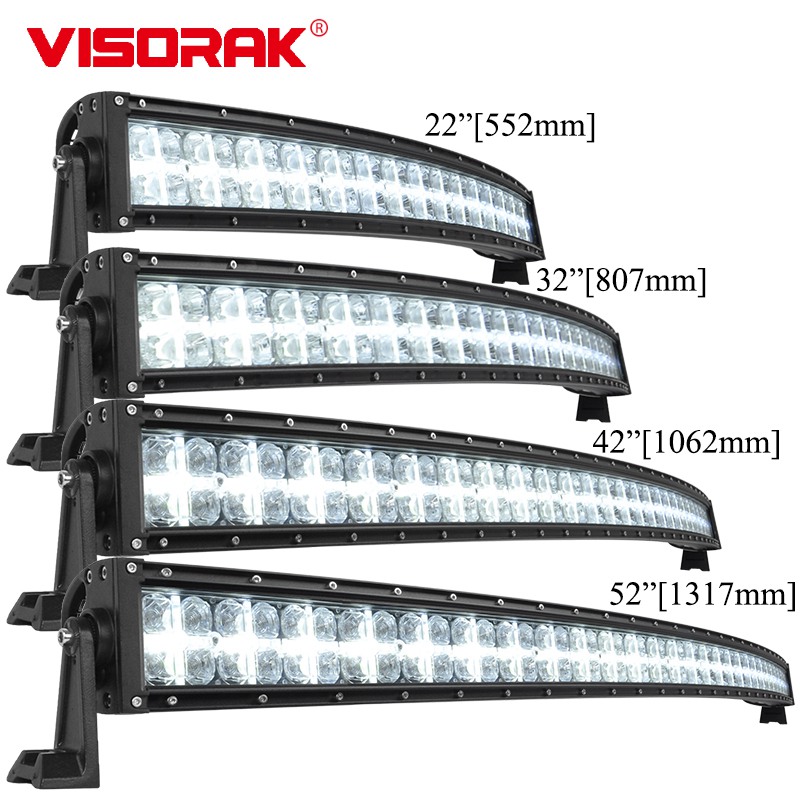 Head Racket Boom - Barra de luz LED curva de