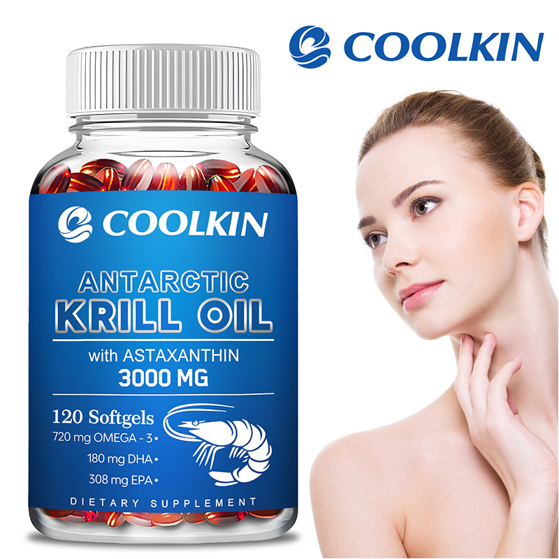 Omega 3 Fish Oil - Aceite de Krill Antártico 3000mg -