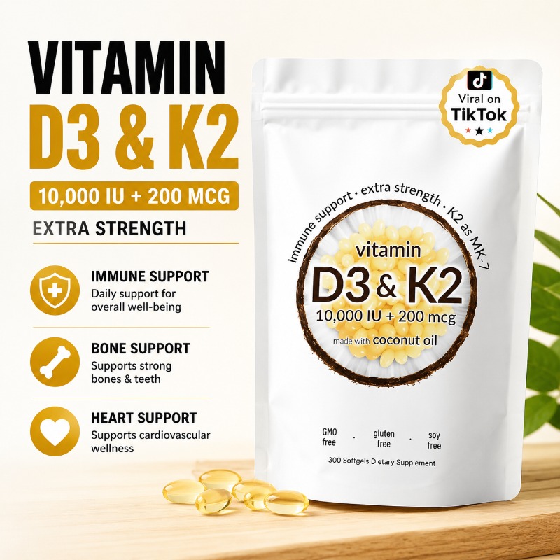 Vitamin D3 K2 Drop - Vitamina D3 10000 UI + K2
