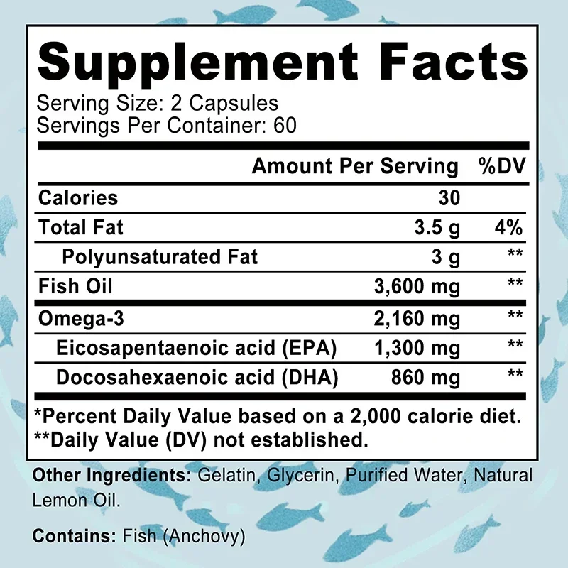Aceite de pescado Omega 3: aum - Omega 3 Fish Oil reseña y precio