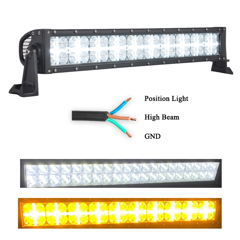 Barra de luz LED curva de 22,  - Head Racket Boom reseña y precio