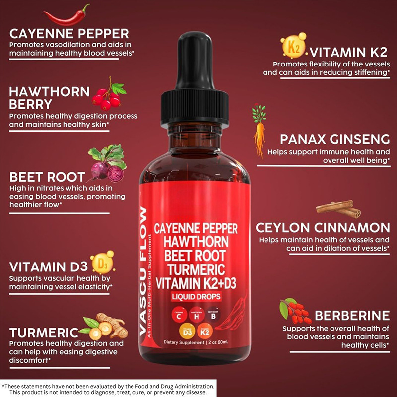 Gotas de pimienta de Cayenne l - Vitamin D3 K2 Drop reseña y precio