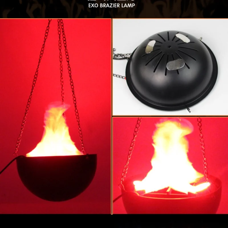 Lámpara de Llama Falsa 3D, Sim - Head Racket Boom reseña y precio
