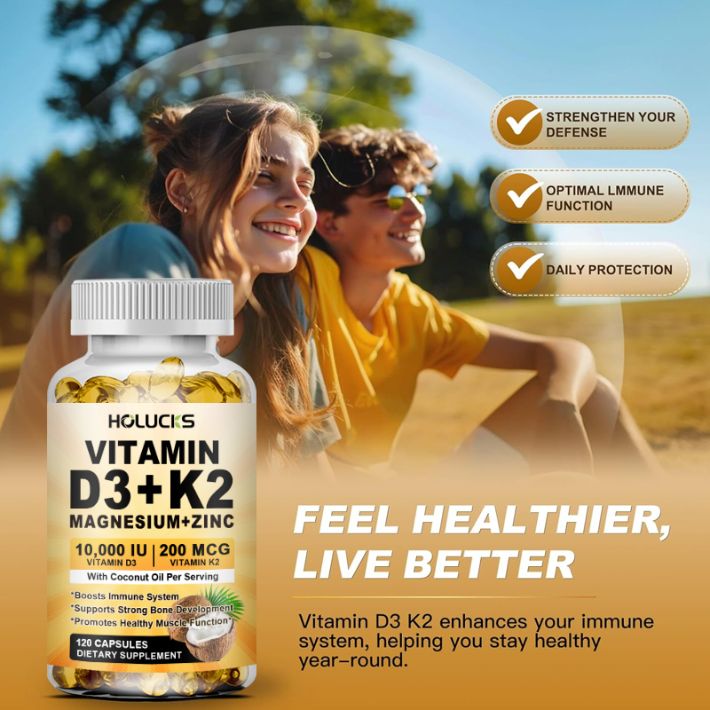 Cápsulas de Vitamina D3+K2, co - Vitamin D3 K2 Drop reseña y precio