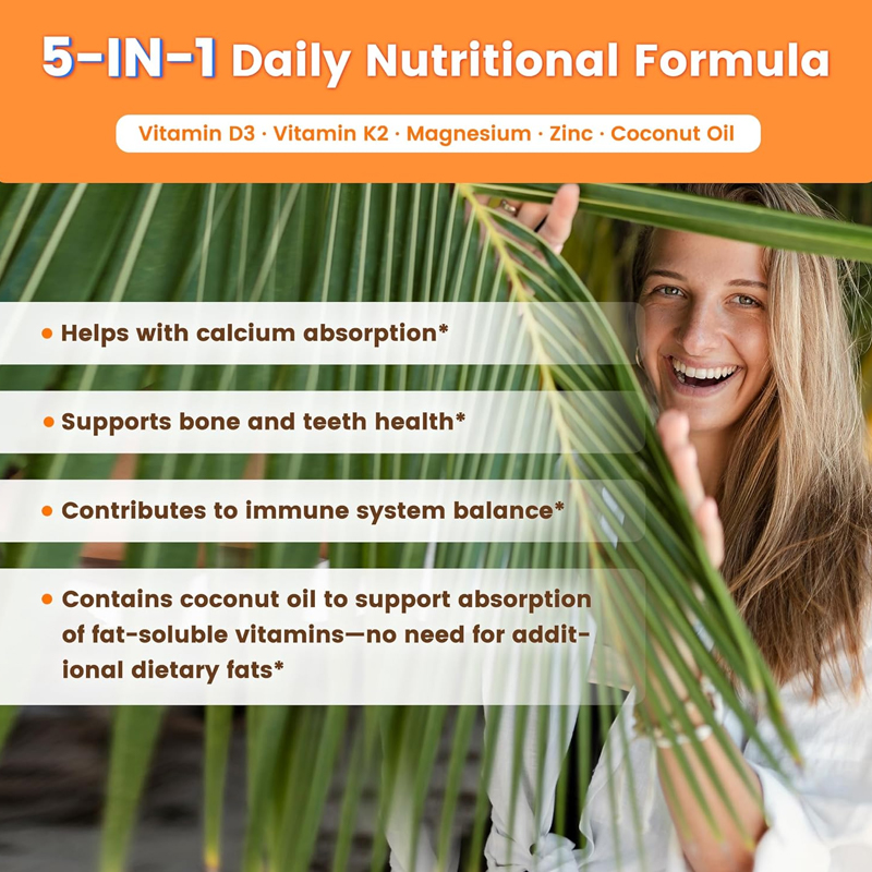 Cápsulas de Vitamina D3+K2, co - Vitamin D3 K2 Drop reseña y precio