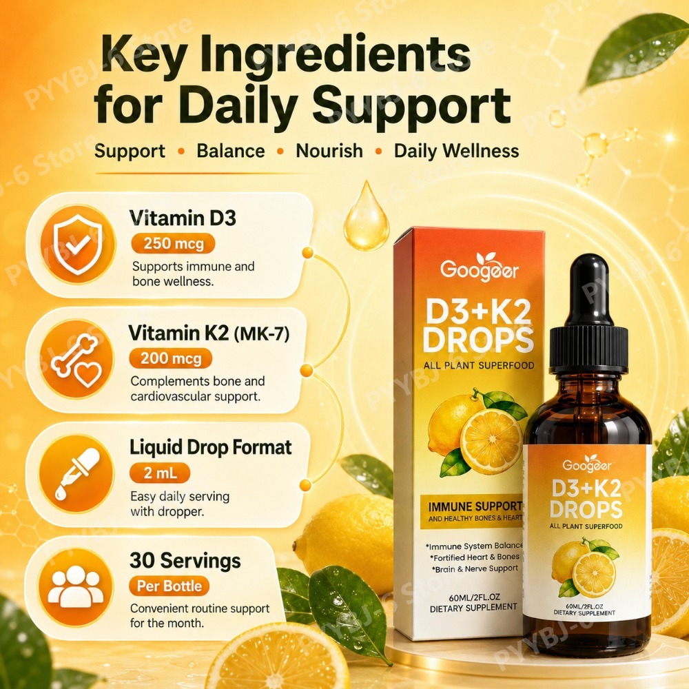Suplemento Líquido de Vitamina - Vitamin D3 K2 Drop reseña y precio