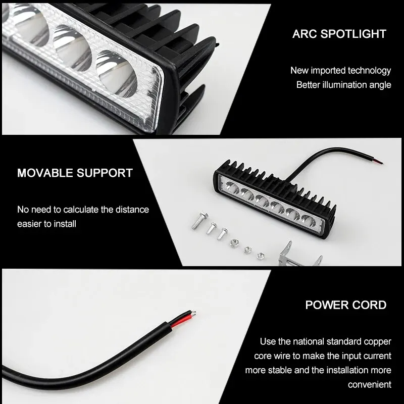 Barra de luz LED con forma de  - Head Racket Boom reseña y precio