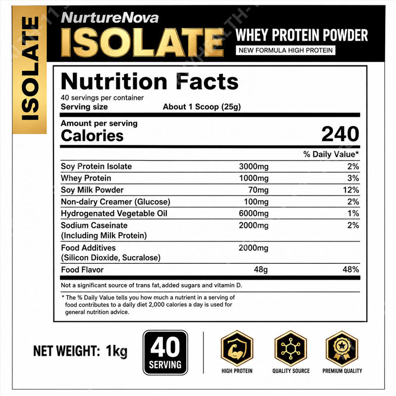 Aislado de Proteína de Suero e - Fitness Nutrition Diet reseña y precio