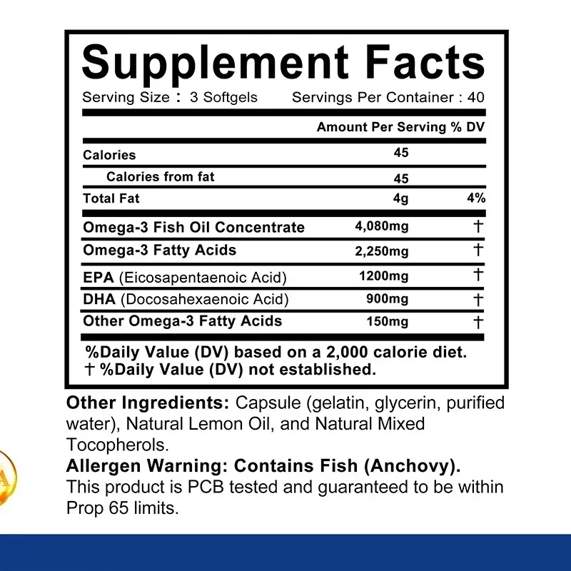 Aceite de pescado Omega-3: mej - Omega 3 Fish Oil reseña y precio